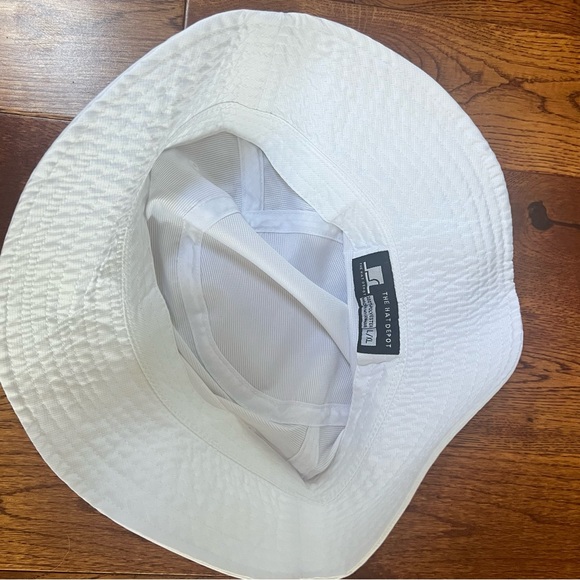 White Bucket Hat - Picture 1 of 3